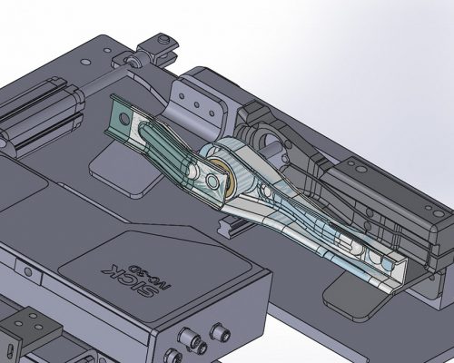Zakládací lůžko EOLT 3D měření 2